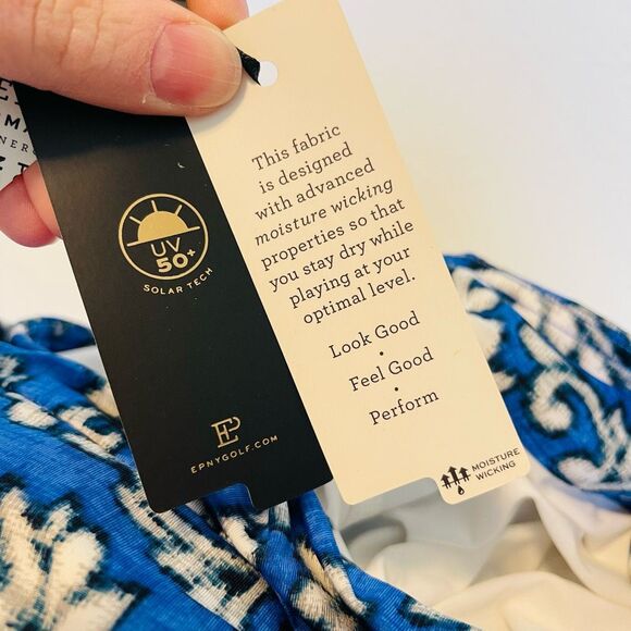 EPNY Golf Jacobean Ikat Paisley Print Pull On UV50+ Skort Size Small NWT - Picture 10 of 13